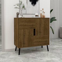 Hanah Home Darien - Nogal de Estambul y Madera Negra